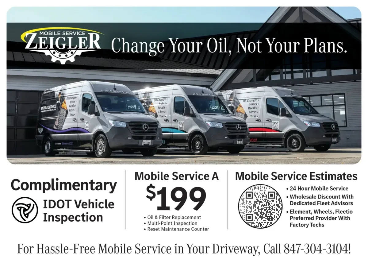 Mercedes-Benz mobile service mailer sample