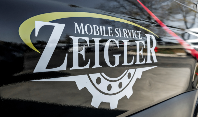 Zeigler Mobile Service logo on van